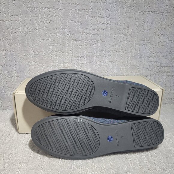 Rothy’s The Loafer Navy Heather Shoes Women's Size US 7, 7.5, 8, 10, 10.5, 11 - Picture 5 of 7